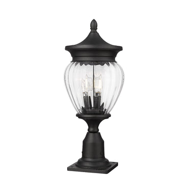 Z-Lite Davina 3 Light Outdoor Pier Mounted Fixture image 2