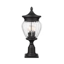Z-Lite Davina 3 Light Outdoor Pier Mounted Fixture image