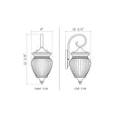 Z-Lite Davina 3 Light Outdoor Wall image 7