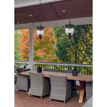 Z-Lite Davina 4 Light Outdoor Chain Mount Ceiling Fixture image 6