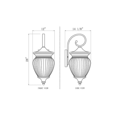 Z-Lite Davina 4 Light Outdoor Wall image 7