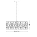 Z-Lite Dealey 19.25" 5 Light Chandelier 20