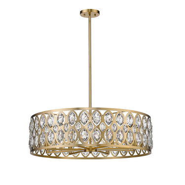 Z-Lite Dealey 30.25" 8 Light Chandelier 12