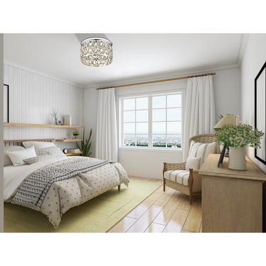 Z-Lite Dealey 5 Light Flush Mount 6