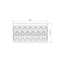 Z-Lite Dealey 5 Light Flush Mount 7