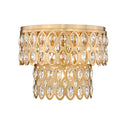 Z-Lite Dealey 5 Light Flush Mount in Heirloom Brass Finish 