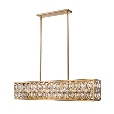 Z-Lite Dealey 7 Light Linear Chandelier image 1