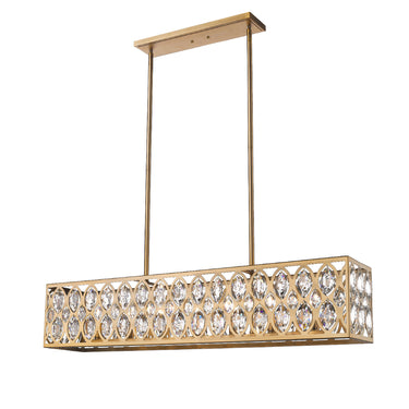 Z-Lite Dealey 7 Light Linear Chandelier image 3
