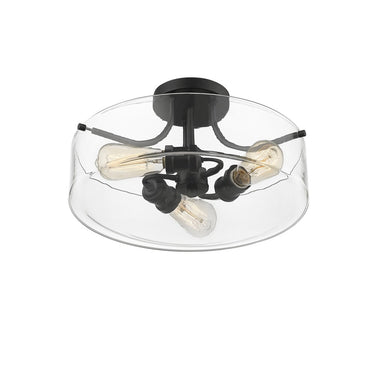 Z-Lite Delaney 3 Light Semi Flush Mount image 2