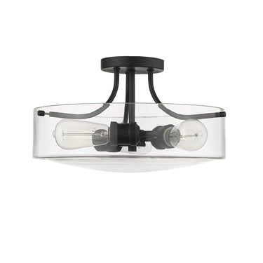 Z-Lite Delaney 3 Light Semi Flush Mount image 3