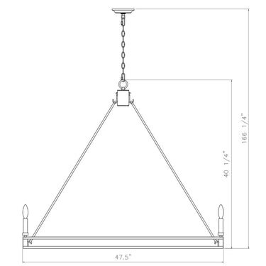 Z-Lite Dennison 12 Light Chandelier image 6