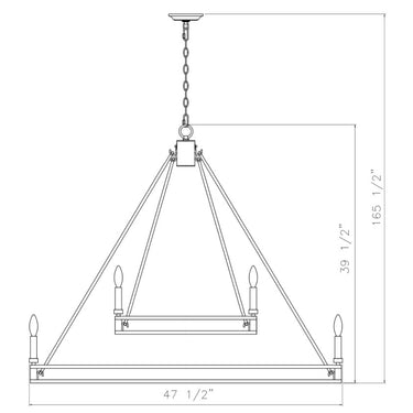 Z-Lite Dennison 18 Light Chandelier image 5