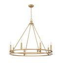 Z-Lite Dennison 36" 8 Light Chandelier 10