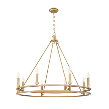 Z-Lite Dennison 36" 8 Light Chandelier 10