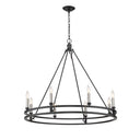 Z-Lite Dennison 36" 8 Light Chandelier 2