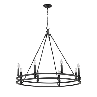 Z-Lite Dennison 36" 8 Light Chandelier 3