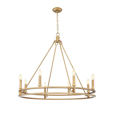 Z-Lite Dennison 36" 8 Light Chandelier 6