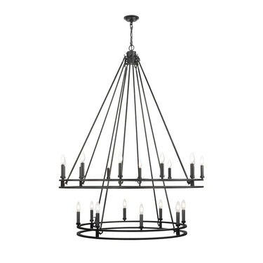 Z-Lite Dennison 47.5" 20 Light Chandelier 1