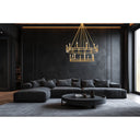 Z-Lite Dennison 47.5" 20 Light Chandelier 13