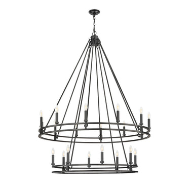 Z-Lite Dennison 47.5" 20 Light Chandelier 4