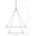 Z-Lite Dennison 47.5" 20 Light Chandelier 7