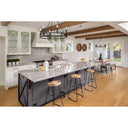 Z-Lite Dennison 6 Light Chandelier in Matte Black Finish 6