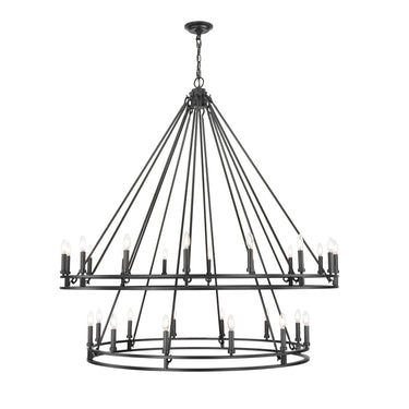 Z-Lite Dennison 60" 28 Light Chandelier 1