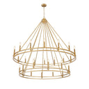 Z-Lite Dennison 60" 28 Light Chandelier 10