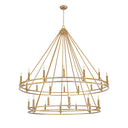 Z-Lite Dennison 60" 28 Light Chandelier 12