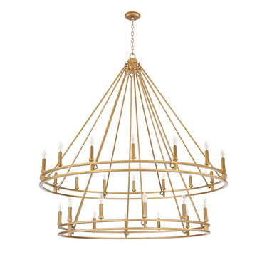 Z-Lite Dennison 60" 28 Light Chandelier 12