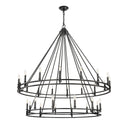 Z-Lite Dennison 60" 28 Light Chandelier 4