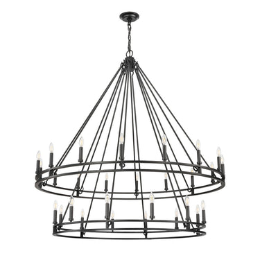 Z-Lite Dennison 60" 28 Light Chandelier 4
