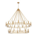 Z-Lite Dennison 60" 28 Light Chandelier 8