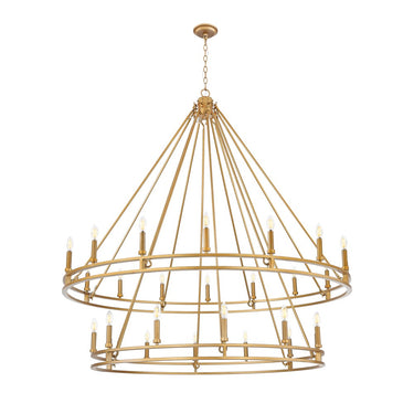 Z-Lite Dennison 60" 28 Light Chandelier 8