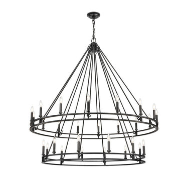 Z-Lite Dennison 60" 28 Light Chandelier 