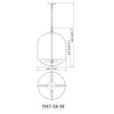 Z-Lite Devon 18" 4 Light Pendant 7