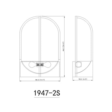 Z-Lite Devon 2 Light Wall Sconce 7