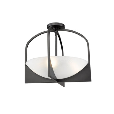 Z-Lite Devon 4 Light Semi Flush Mount 1