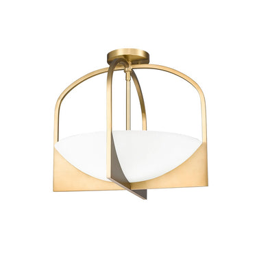 Z-Lite Devon 4 Light Semi Flush Mount 12