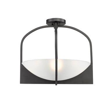 Z-Lite Devon 4 Light Semi Flush Mount 2