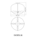 Z-Lite Devon 4 Light Semi Flush Mount 7