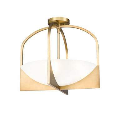 Z-Lite Devon 4 Light Semi Flush Mount 9