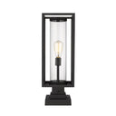 Z-Lite Dunbroch 1 Light 8" Outdoor Pier Mounted Fixture 1