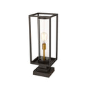 Z-Lite Dunbroch 1 Light 8" Outdoor Pier Mounted Fixture 10
