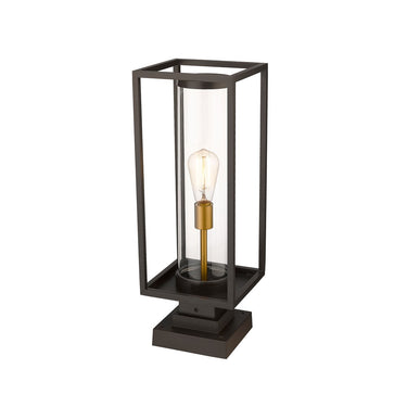 Z-Lite Dunbroch 1 Light 8" Outdoor Pier Mounted Fixture 10