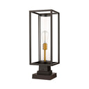 Z-Lite Dunbroch 1 Light 8" Outdoor Pier Mounted Fixture 12
