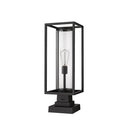 Z-Lite Dunbroch 1 Light 8" Outdoor Pier Mounted Fixture 4