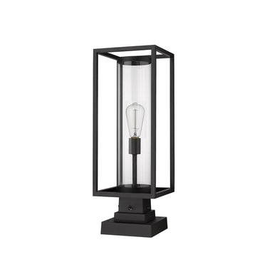 Z-Lite Dunbroch 1 Light 8" Outdoor Pier Mounted Fixture 4