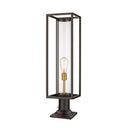 Z-Lite Dunbroch 1 Light 8" Outdoor Pier Mounted Fixture - 584PHBR-533PM 6