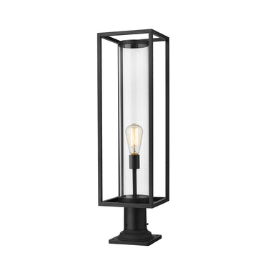 Z-Lite Dunbroch 1 Light 8" Outdoor Pier Mounted Fixture - 584PHBR-533PM 